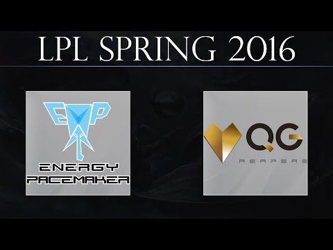 [Highlights] EPA vs QG G1 | Energy Pacemaker vs Qiao Gu Reapers G1 (21.01.2016) | LPL Spring 2016
