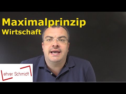 Maximum principle | Economy | Lehrerschmidt