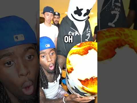 Kai Cenat Marshmello Gifts Custom Burnt Marshmello! 🤔😂