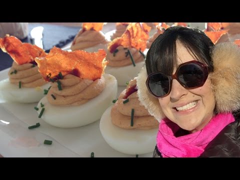 Smoked Paprika Deviled Eggs // Tasty Bit 74