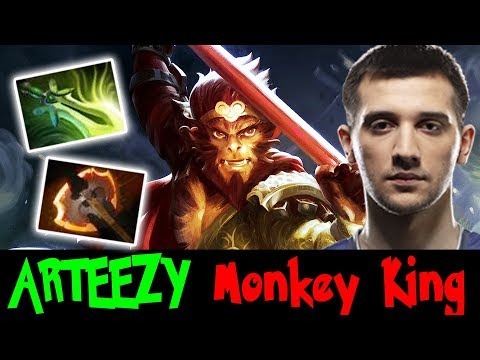 Arteezy Plays Monkey King - RTZ Bulldog vs Demon - FACEIT League DOTA 2