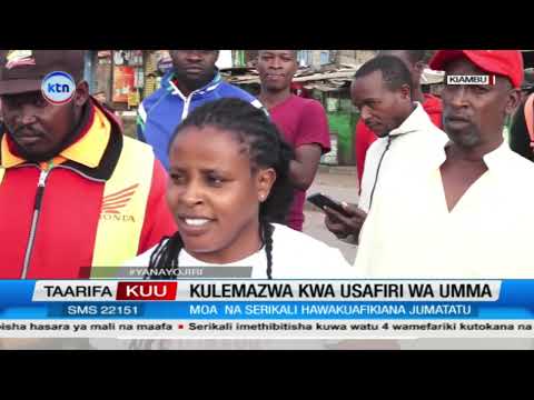 Stendi kuu ya matatu eneo la Kikuyu yasalia tupu bila matatu, maduka yafungwa kwa hofu ya usalama