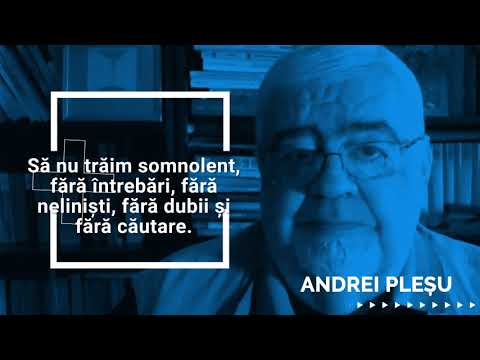„Să  nu trăim somnolent, fără întrebări” - Andrei Pleşu vine la Garantat 100%, pe TVR1