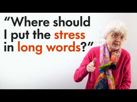 Syllable Stress in Long English Words