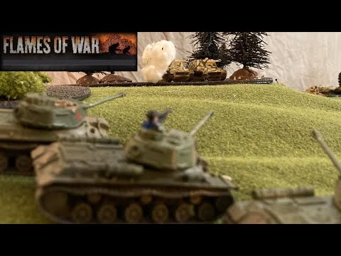 Flames of War Bagration Battle Report: Soviet Forward Detachment vs SS Panzer Kampfgruppe