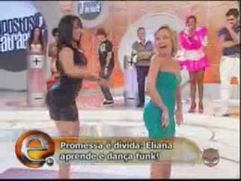 Mulher melancia e Eliana dançando funk.avi