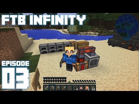 Minecraft FTB Infinity - Ep. 3 - Thermal Expansion 101!