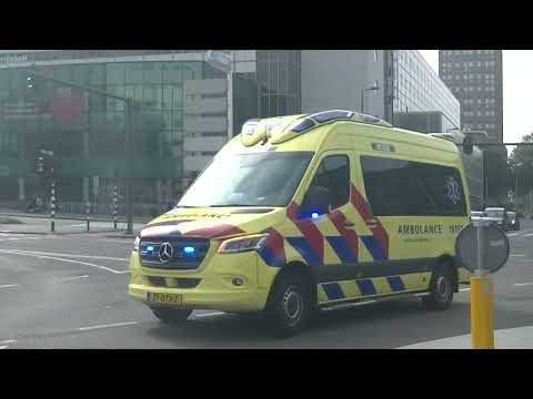 ambulance 16-151 met spoed naar het EMC in Rotterdam!!