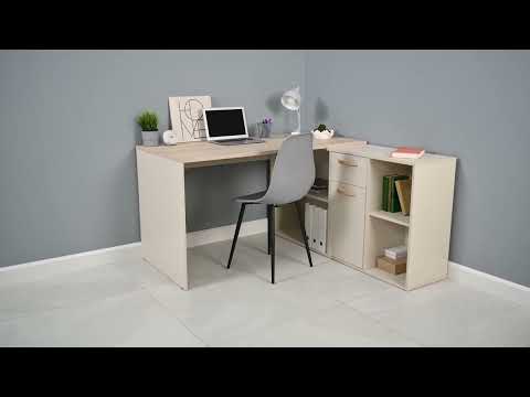 Миниатюра изображения товара Письменный стол Mobi Лайт 03.245 F (сатин 7045 PE/дуб эндгрейн)