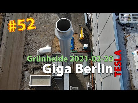 #52 Tesla Giga Berlin • 2021-02-20 • Gigafactory 4K