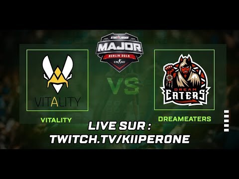 REDIFF : StarLadder Major 2019 : Vitality vs DreamEaters - Kiiper0ne & Madc