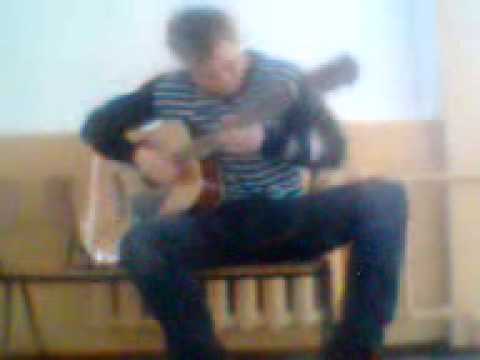 Bodybuilder showing master class guitar playing (HQ) :D :D