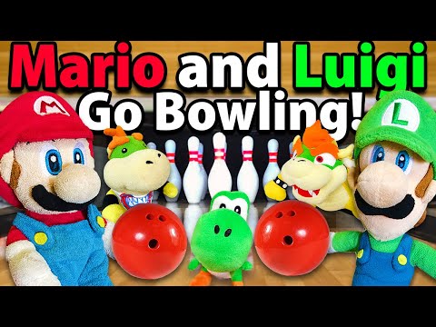 Crazy Mario Bros: Mario and Luigi Go Bowling!