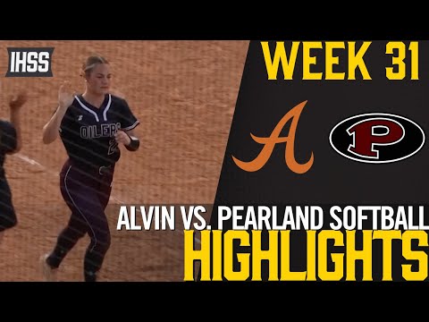 Pearland vs Alvin Softball Highlights | Oilers Stay Undefeated in 22-6A