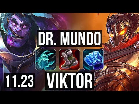 MUNDO vs VIKTOR (TOP) | 8/1/5, Godlike, Rank 10 Mundo | NA Master | 11.23