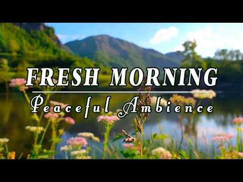 🌿🌞Begin Your Day with POSITIVE ENERGY🌿Healing Nature Sounds | Fresh Morning Peaceful Lake Ambience#1