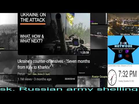 Ukraine & Moskow Russsia Live cams,  Ukraine alert system -12/19/2022