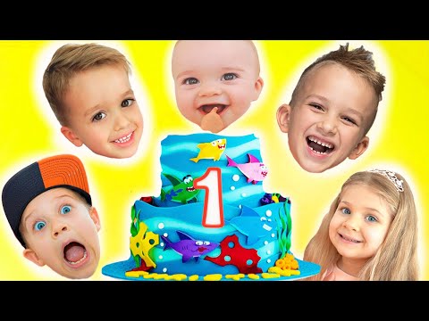 Selamat Ulang Tahun Christian! Pesta Ulang Tahun Pertama dengan Vlad & Niki, Diana dan Roma