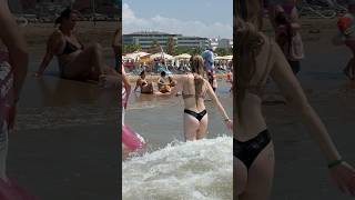 ☀️Greece Magic Of The Kalamaki Beach -Best Day?️ #greece #greecebeach #swimming