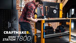 CRAFTMAKER Robustní dílenský pracovní stůl Work Station T800