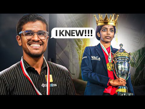 "I knew Vaishali will be Champion!" | How Karthikeyan motivated Vaishali to play Women's Grand Swiss