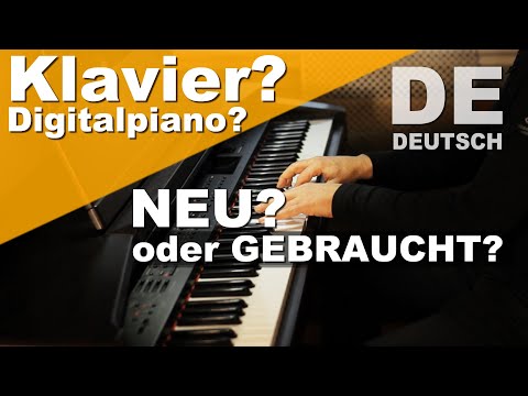Buying a digital piano or piano: new or used?