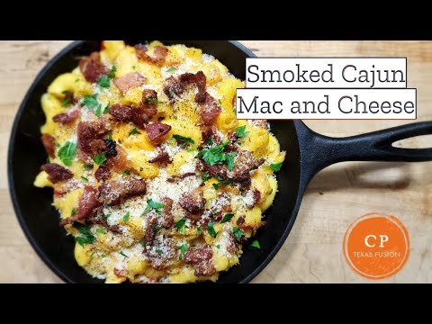Smoked Cajun Mac and Cheese- Chicken, Andouille Sausage