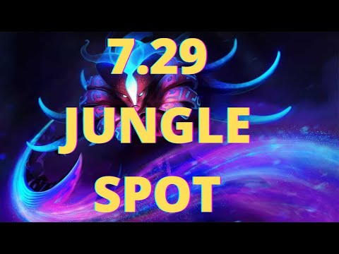 NEW SPOT JUNGLE [ 7.29 ] [ TRICK ] Dota 2 2021