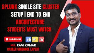 Splunk Single Site Cluster Setup | End-to-End Architecture (Forwarder, Indexer, Search Head, CM)