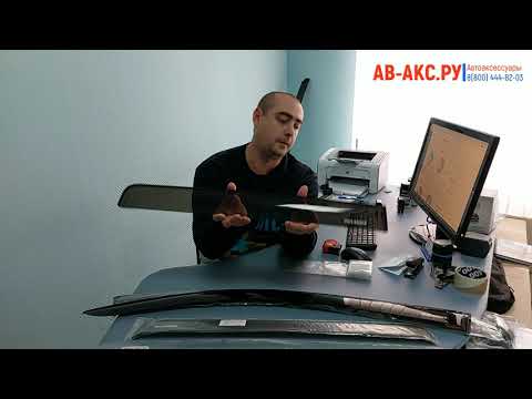 Видеообзор дефлекторов на Mitsubishi Outlander с 2013 по 2022