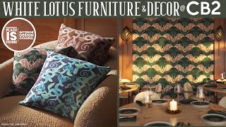 White Lotus Decor and Furniture Collection | White Lotus X CB2