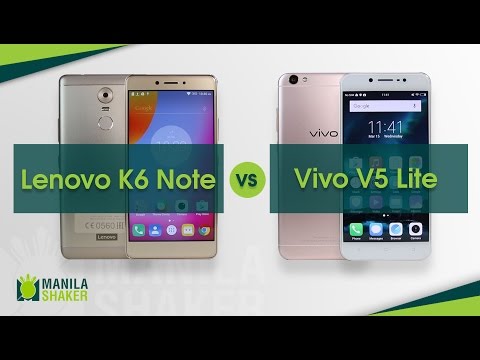 Lenovo K6 Note vs Vivo V5 Lite Camera Comparison + Gaming Review