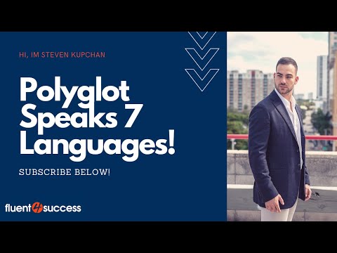POLYGLOT SPEAK 7 LANGUAGES FLUENTLY VIDEO