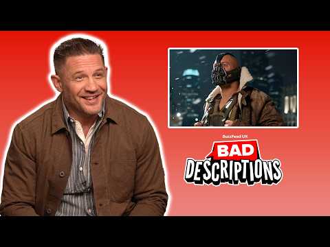 Tom Hardy Chats Peaky Blinders, Venom & Inception | Bad Descriptions