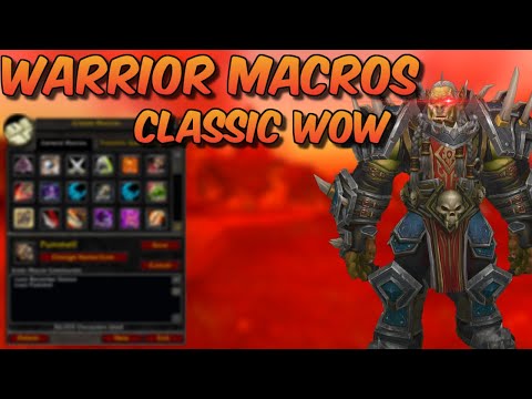 MACROS EVERY WARRIOR SHOULD KNOW | WoW Classic