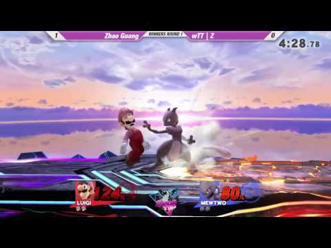 Canada Cup Gaming 2016 - Zhao Guang (Luigi) vs wTT Z (Mewtwo) - SSB4 WR1
