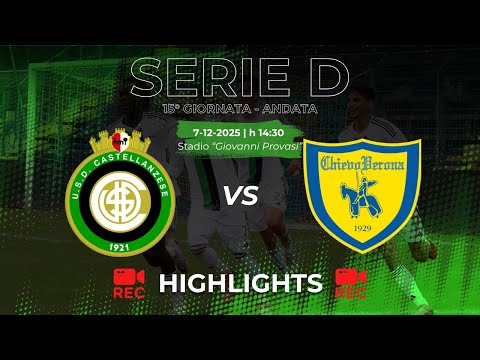 HIGHLIGHTS Castellanzese 1-0 ChievoVerona - Serie D 2025/2026 - Matchday 15