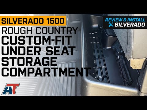 2019-2022 Silverado 1500 Rough Country Custom-Fit Under Seat Storage Compartment Review & Install