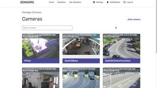Zensors camera workflow