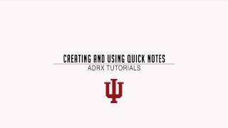 Create and Use Quick Notes in the AdRx Platform - Voice-over