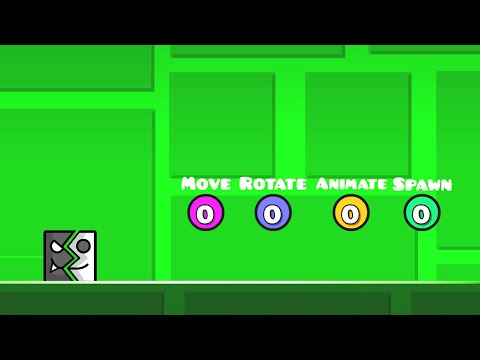 ТРИГГЕРЫ MOVE, ROTATE, ANIMATE, SPAWN | Geometry Dash