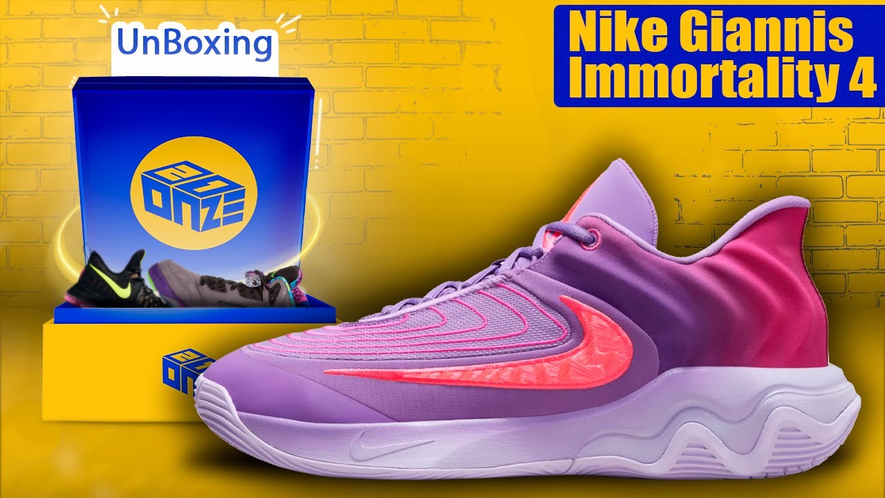 Unboxing Nike Giannis Immortality 4 - Cabedal do modelo melhorou?