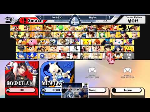 Sm4sh@Mines 56 - Ronin|DD (Meta Knight, Bayonetta) Vs. BigRed (Mewtwo) - Winners Semifinals