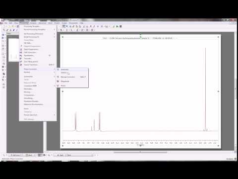 CHEM 344 MestReNova 1H-NMR Example - p-hydroxyacetophenone