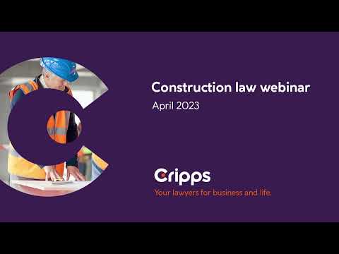 Construction law webinar   April 2023