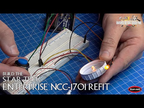 Build the Polar Lights USS Enterprise Refit 1:350 Scale - Part 7