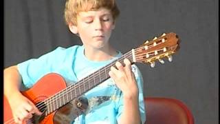 11 year old Alex Riess plays classical guitar at Fraze.mpg
