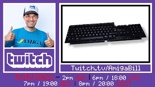 5/15/2022 PART 1 - Checking out the KA59 Keyboard, Devil's Temple Demo, Jump! Amiga News, & More
