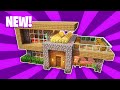 Minecraft House Tutorial 15 Large Wooden Survival House