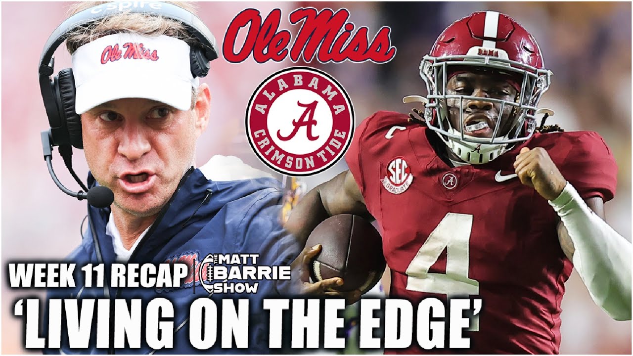 Alabama vs. LSU FULL REACTION + Lane Kiffin CALLED HIS SHOT 🍿 | The Matt Barrie Show